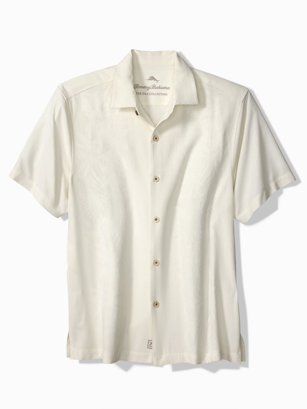 Tommy Bahama Kona Luxe Border Silk Camp Shirt Large